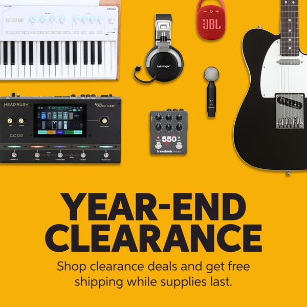 Sweetwater’s Year-end Clearance Sale