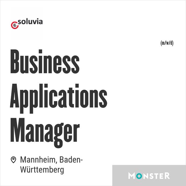 Business Applications Manager